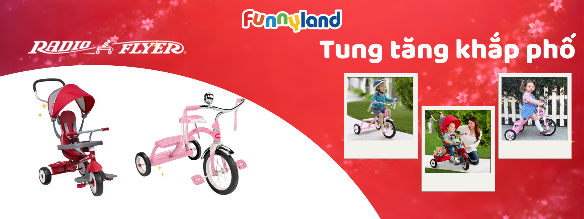 Xe Chòi Chân & Xe Scooter Radio Flyer