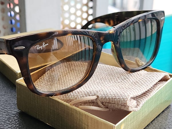 kính mát hàng hiệu Rayban 4105 RB tròng đồi mồi đẹp