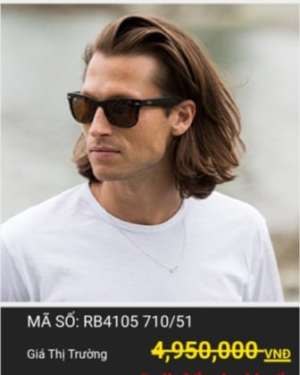kính mát hàng hiệu Rayban 4105 RB tròng đồi mồi đẹp