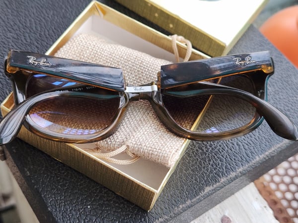 kính mát hàng hiệu Rayban 4105 RB tròng đồi mồi đẹp