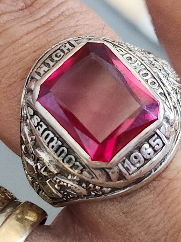 nhẫn mỹ bạc sterling xưa năm 1965