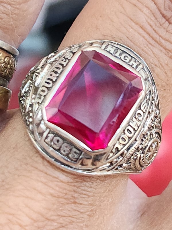 nhẫn mỹ bạc sterling xưa năm 1965