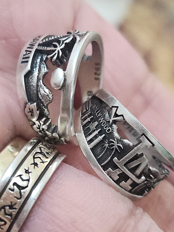 nhẫn mỹ xưa bạc 925 Brand Pierre