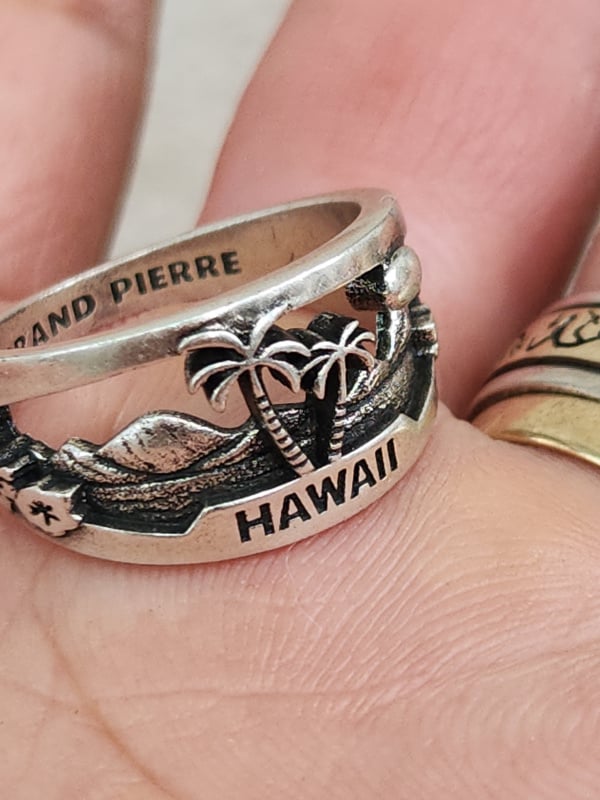 nhẫn mỹ xưa bạc 925 Brand Pierre