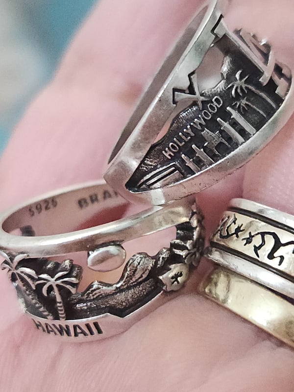 nhẫn mỹ xưa bạc 925 Brand Pierre