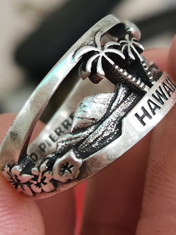 nhẫn mỹ xưa bạc 925 Brand Pierre