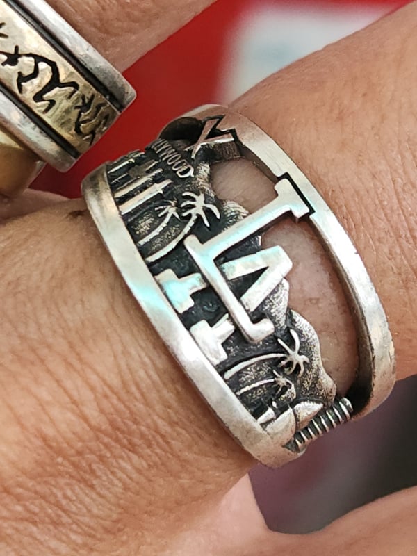 nhẫn mỹ xưa bạc 925 Brand Pierre