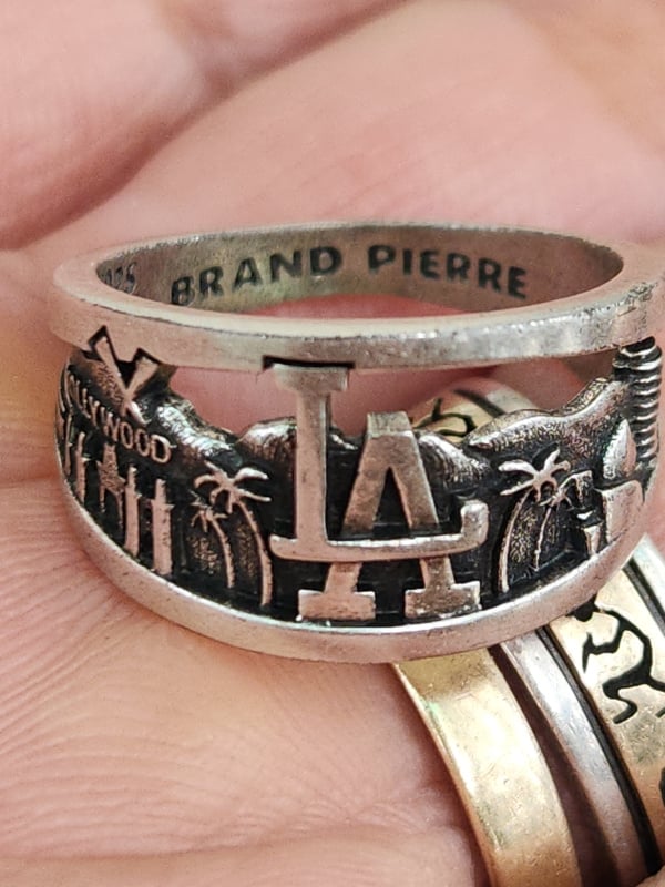 nhẫn mỹ xưa bạc 925 Brand Pierre