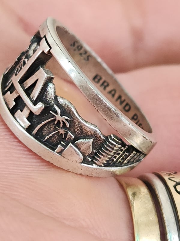 nhẫn mỹ xưa bạc 925 Brand Pierre