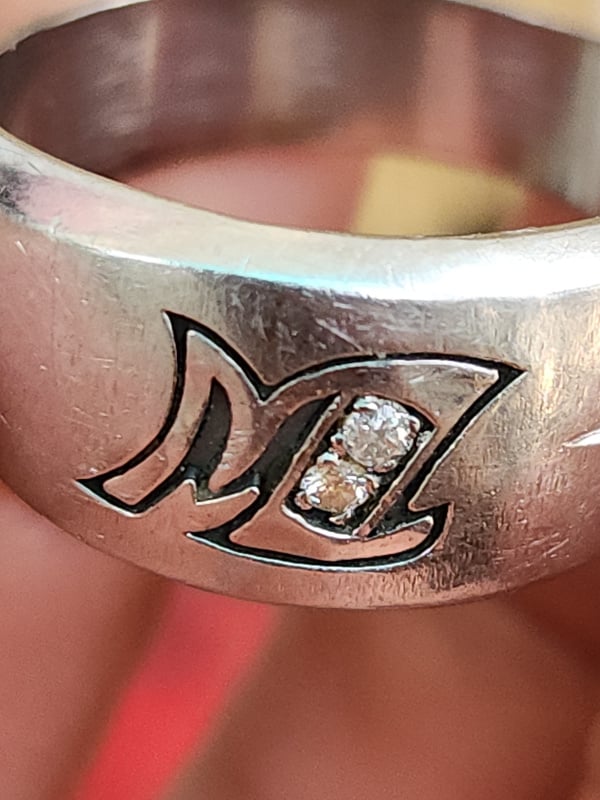 nhẫn mỹ xưa hợp kim đính xoàn thiên nhiên hàng hiệu ML