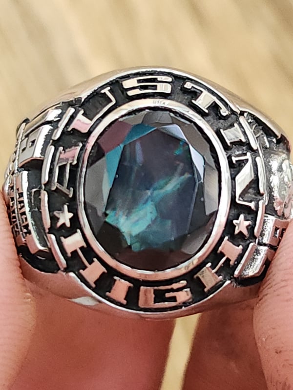 nhẫn mỹ xưa họp kim Jonsil platrium 1979