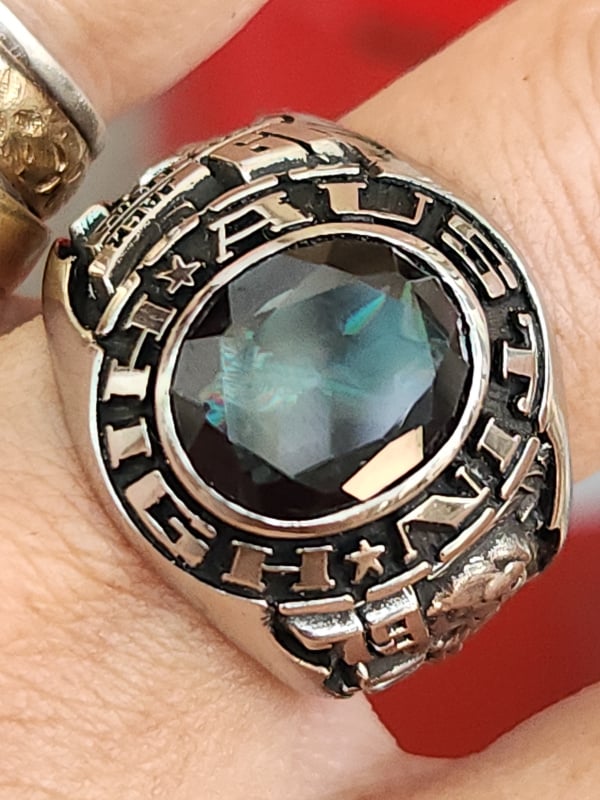 nhẫn mỹ xưa họp kim Jonsil platrium 1979