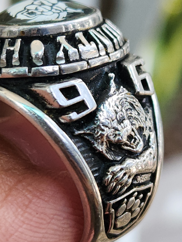 nhẫn mỹ xưa hợp kim Keystone val 1996