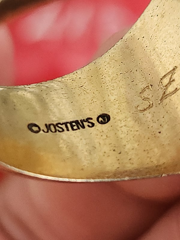 nhẫn mỹ xưa hợp kim xi vàng hãng Jostens