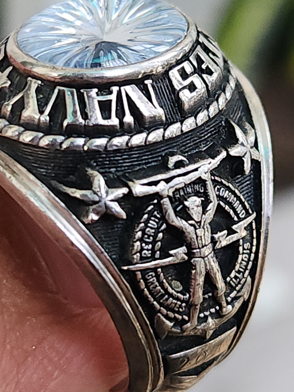 nhẫn mỹ xưa quân đội hải quân navy jostens