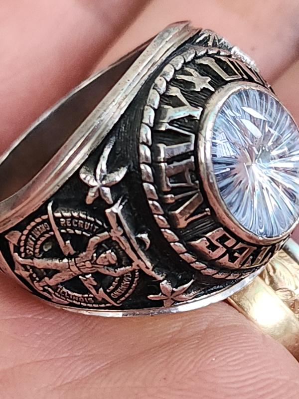 nhẫn mỹ xưa quân đội hải quân navy jostens