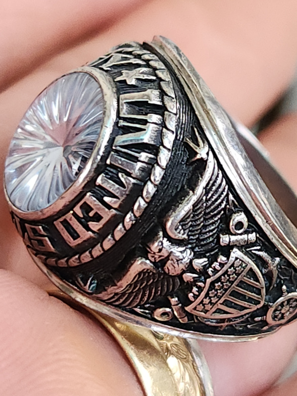 nhẫn mỹ xưa quân đội hải quân navy jostens
