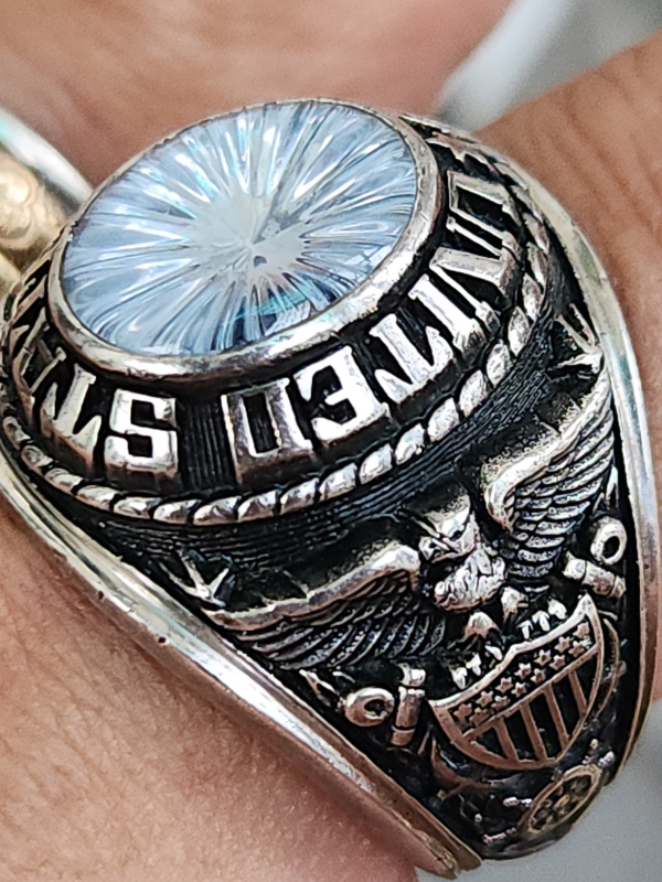 nhẫn mỹ xưa quân đội hải quân navy jostens