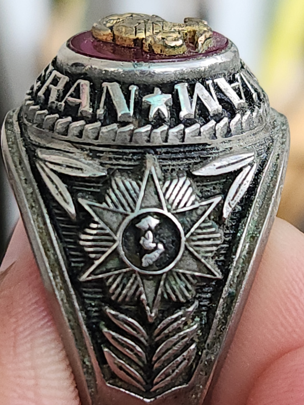 nhẫn mỹ xưa quân đội Vietnam veteran cc alpha