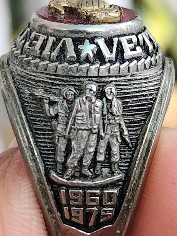 nhẫn mỹ xưa quân đội Vietnam veteran cc alpha