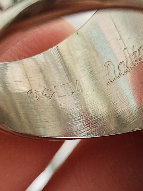 nhẫn mỹ xưa trường dòng công giáo hột đỏ dát vàng