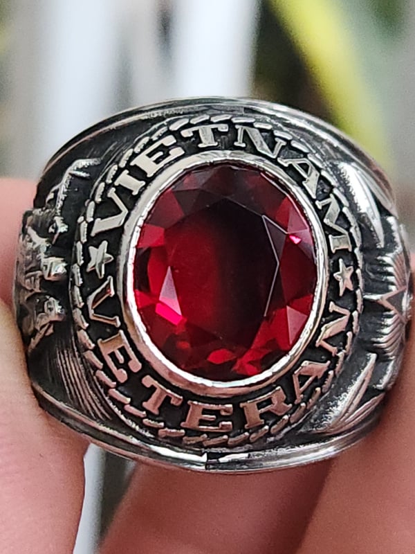 nhẫn mỹ xưa Viet Nam veteran ccalpha