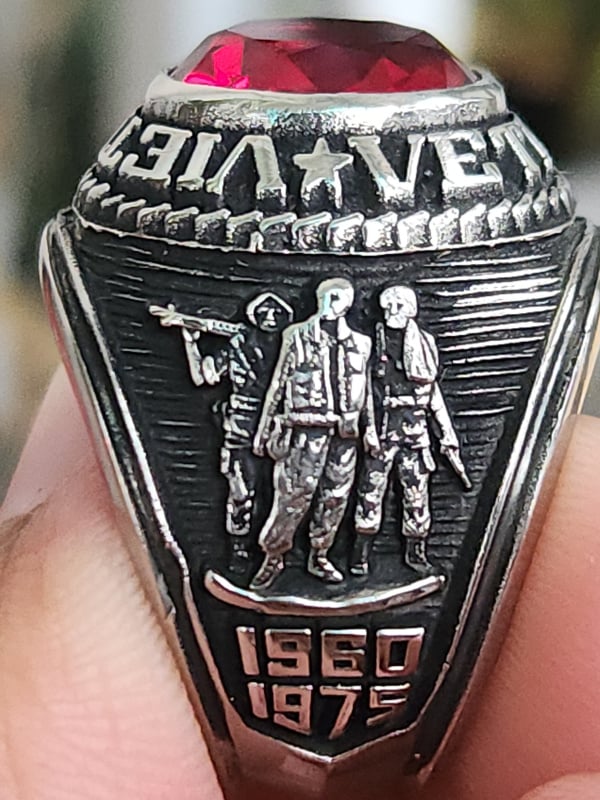 nhẫn mỹ xưa Viet Nam veteran ccalpha