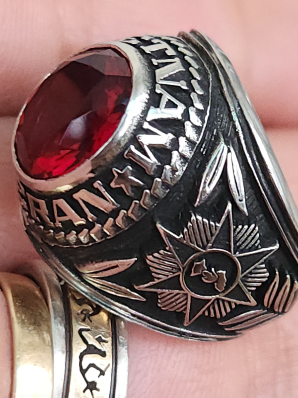 nhẫn mỹ xưa Viet Nam veteran ccalpha