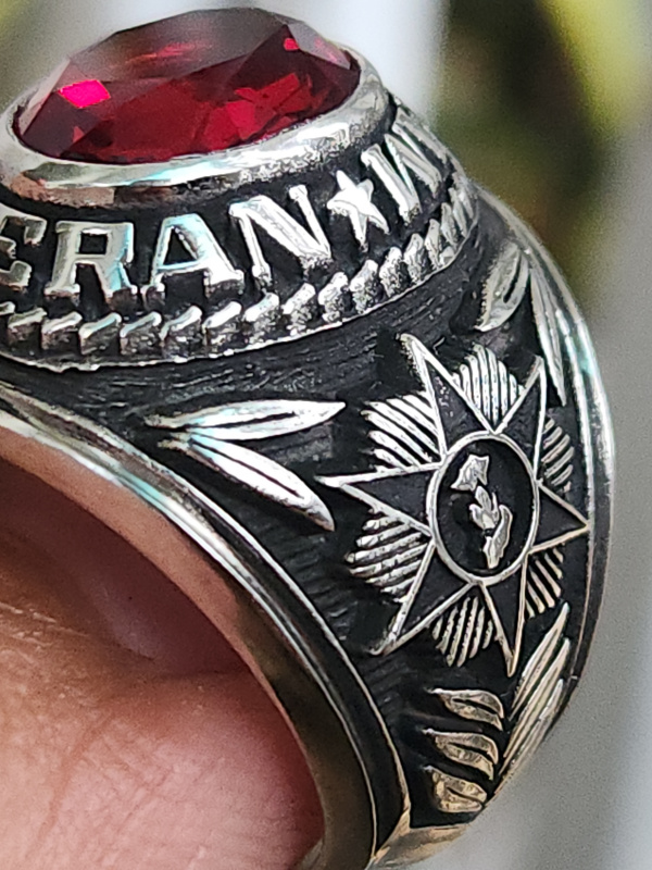 nhẫn mỹ xưa Viet Nam veteran ccalpha