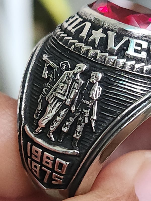 nhẫn mỹ xưa Viet Nam veteran ccalpha