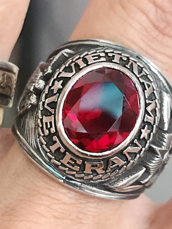 nhẫn mỹ xưa Viet Nam veteran ccalpha