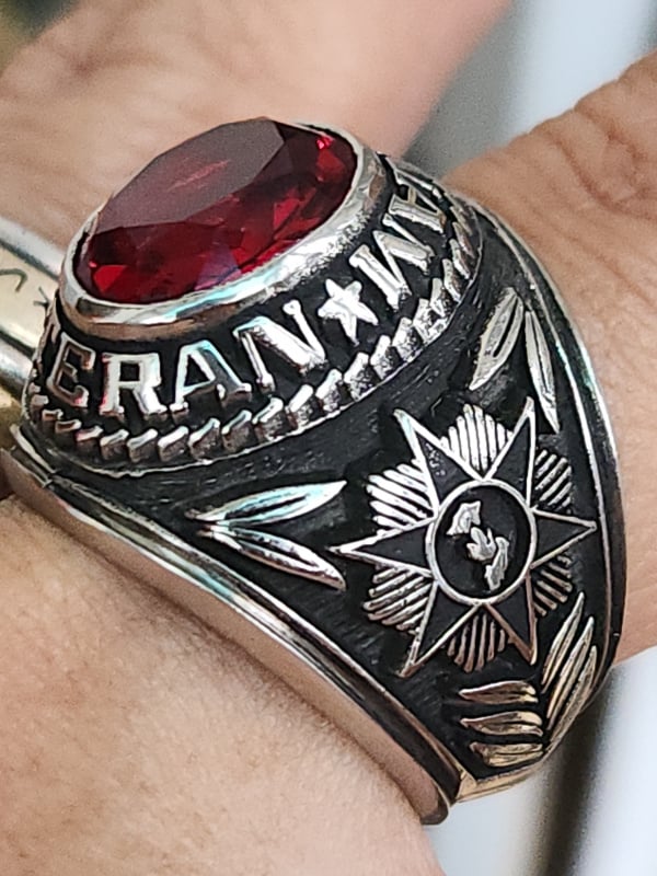 nhẫn mỹ xưa Viet Nam veteran ccalpha