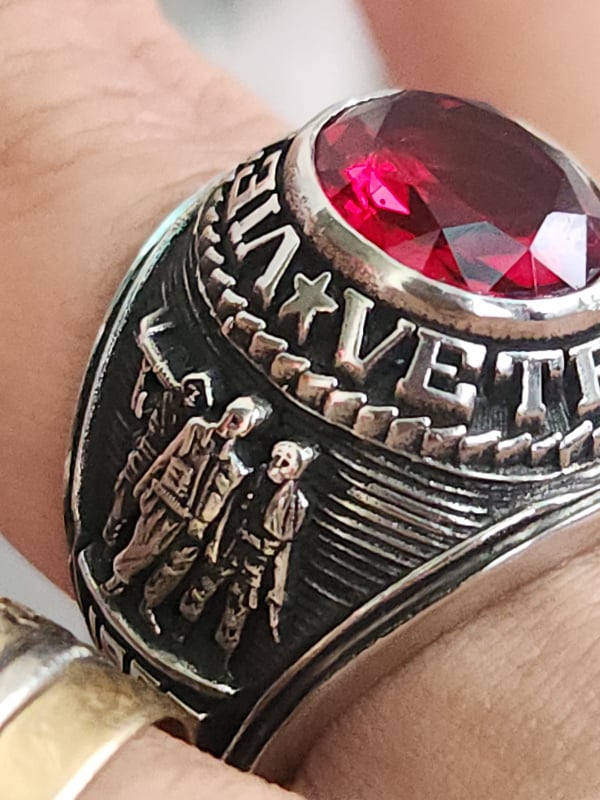 nhẫn mỹ xưa Viet Nam veteran ccalpha