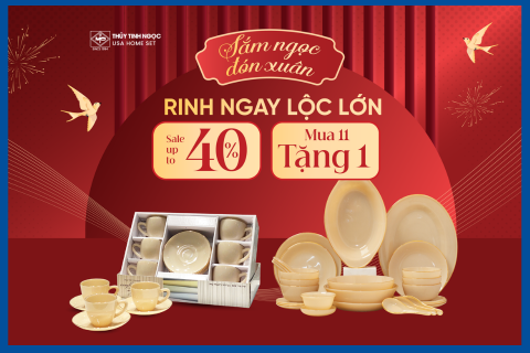 Sắm Ngọc Đón Xuân, Rinh Ngay Lộc Lớn: Đại Tiệc Ưu Đãi Thủy Tinh Ngọc Lên Đến 40%