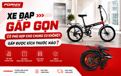 Xe Đạp Gấp Gọn Có Phù Hợp Cho Chung Cư Không? Gấp Được Kích Thước Nào?