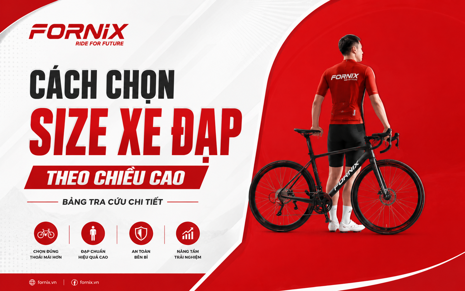 Cách Chọn Size Xe Đạp Theo Chiều Cao — Bảng Tra Cứu Chi Tiết