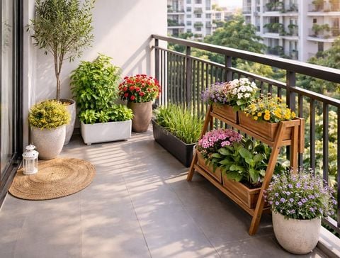 Giải pháp tưới tự động cho ban công nhỏ dưới 5m²
