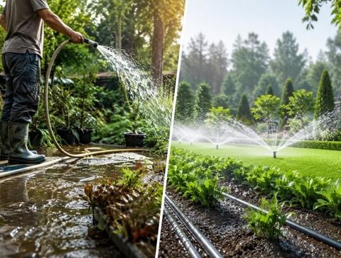 Lợi ích của hệ thống tưới tự động so với tưới thủ công