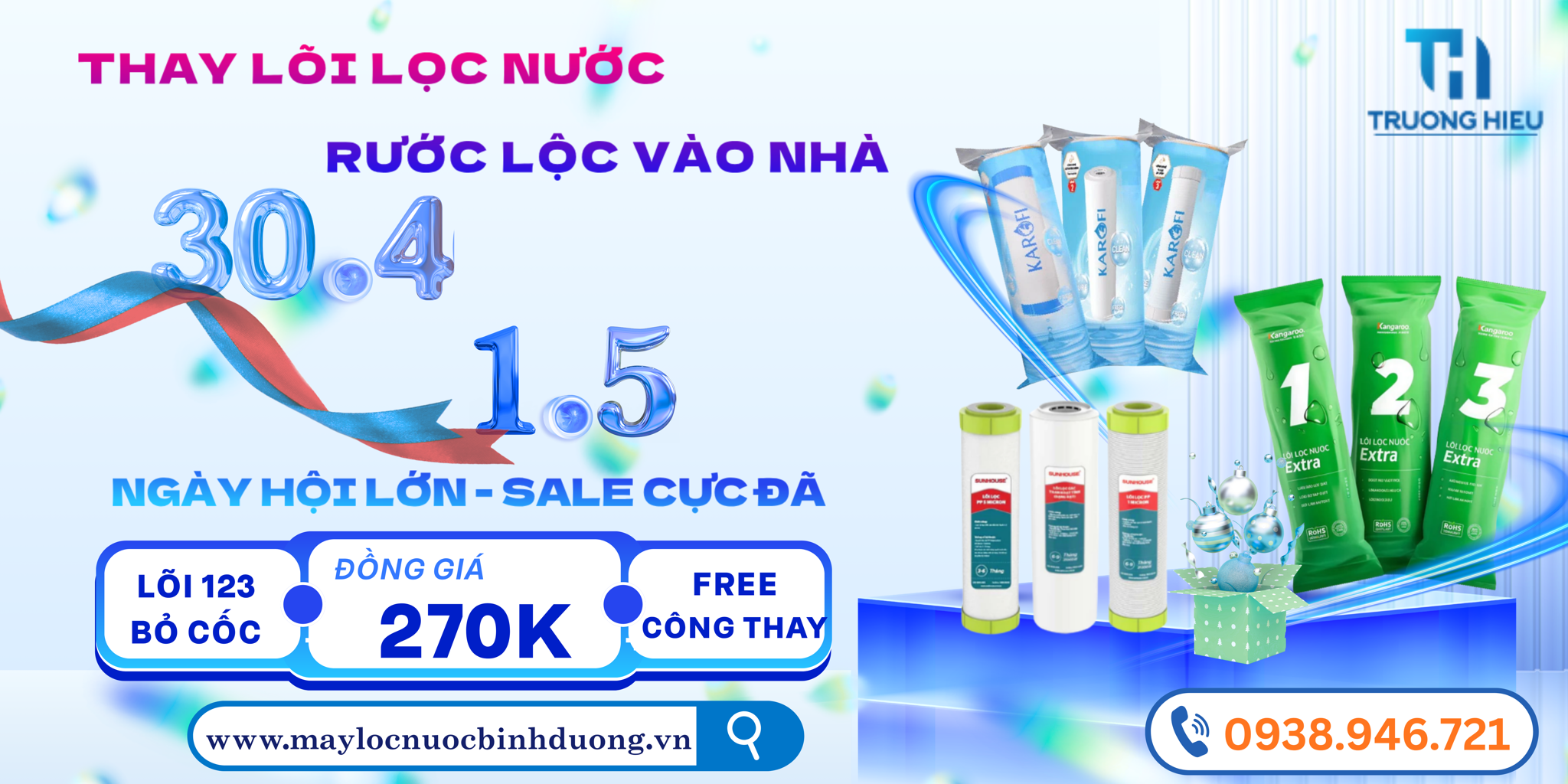 CHƯƠNG TRÌNH KHUYẾN MÃI 30/4 - 1/5 TẠI TRƯỜNG HIẾU