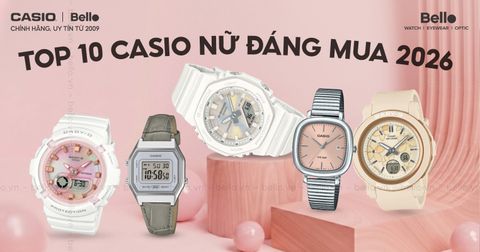 Top 10 Đồng Hồ Casio Nữ Đáng Mua Nhất 2026 Theo Chuyên Gia Bello
