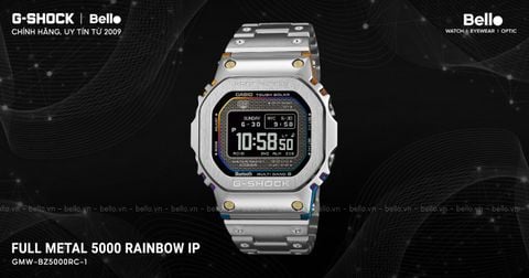 G-Shock GMW-BZ5000RC – Full Metal 5000 Rainbow IP, Generative Design AI, Made in Japan