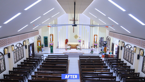 ⛪ TRƯỚC & SAU – HÀNH TRÌNH KIẾN TẠO NHÀ THỜ HÓC MÔN