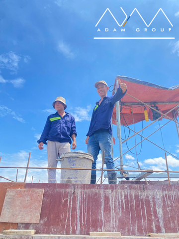 CẬP NHẬT TIẾN ĐỘ CÔNG TRÌNH 4 TẦNG TẠI NHÀ BÈ - HOÀN THÀNH ĐỔ BÊ TÔNG SÀN MÁI