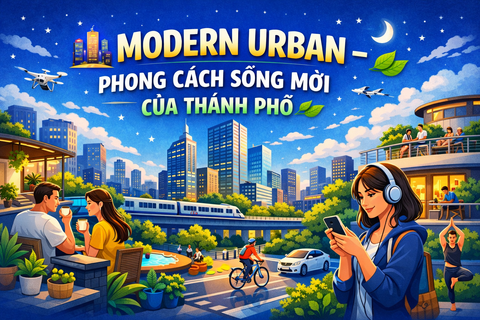 🌆 MODERN URBAN – PHONG CÁCH SỐNG MỚI CỦA THÀNH PHỐ 🌿