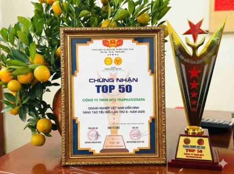 TRAPHACOSAPA VINH DỰ ĐẠT 