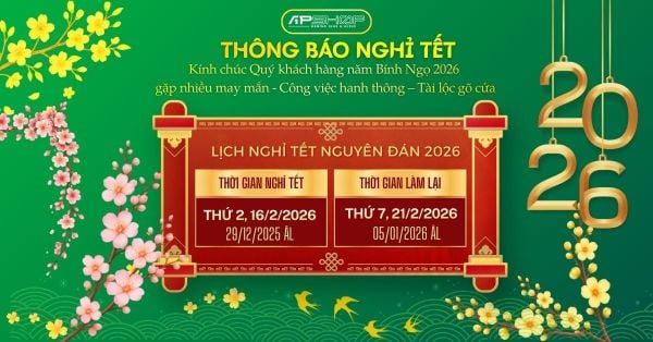 APSHOP THÔNG BÁO NGHỈ TẾT NGUYÊN ĐÁN BÍNH NGỌ 2026!