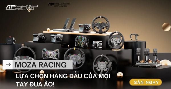 MOZA - LỰA CHỌN HÀNG ĐẦU CỦA MỌI TAY ĐUA ẢO!