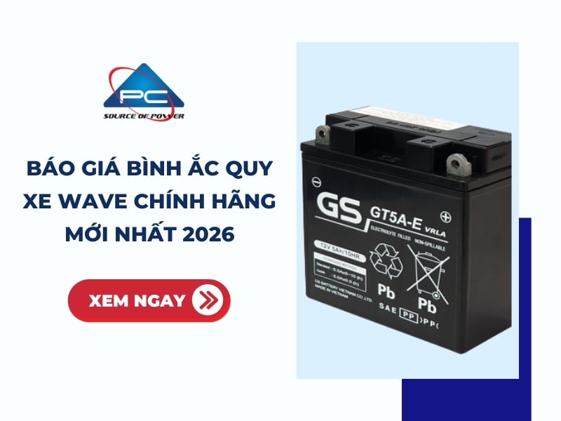 Bình ắc quy xe máy Honda Wave​ giá bao nhiêu? Dấu hiệu nhận biết cần thay ắc quy