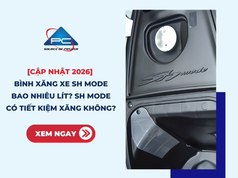 Bình xăng xe SH Mode 125 bao nhiêu lít? SH Mode 125 có tiết kiệm xăng không?