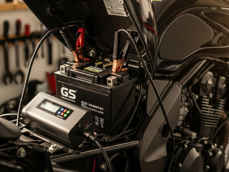 Sạc bình xe máy bao nhiêu vôn là đủ? Cách sạc bình xe máy